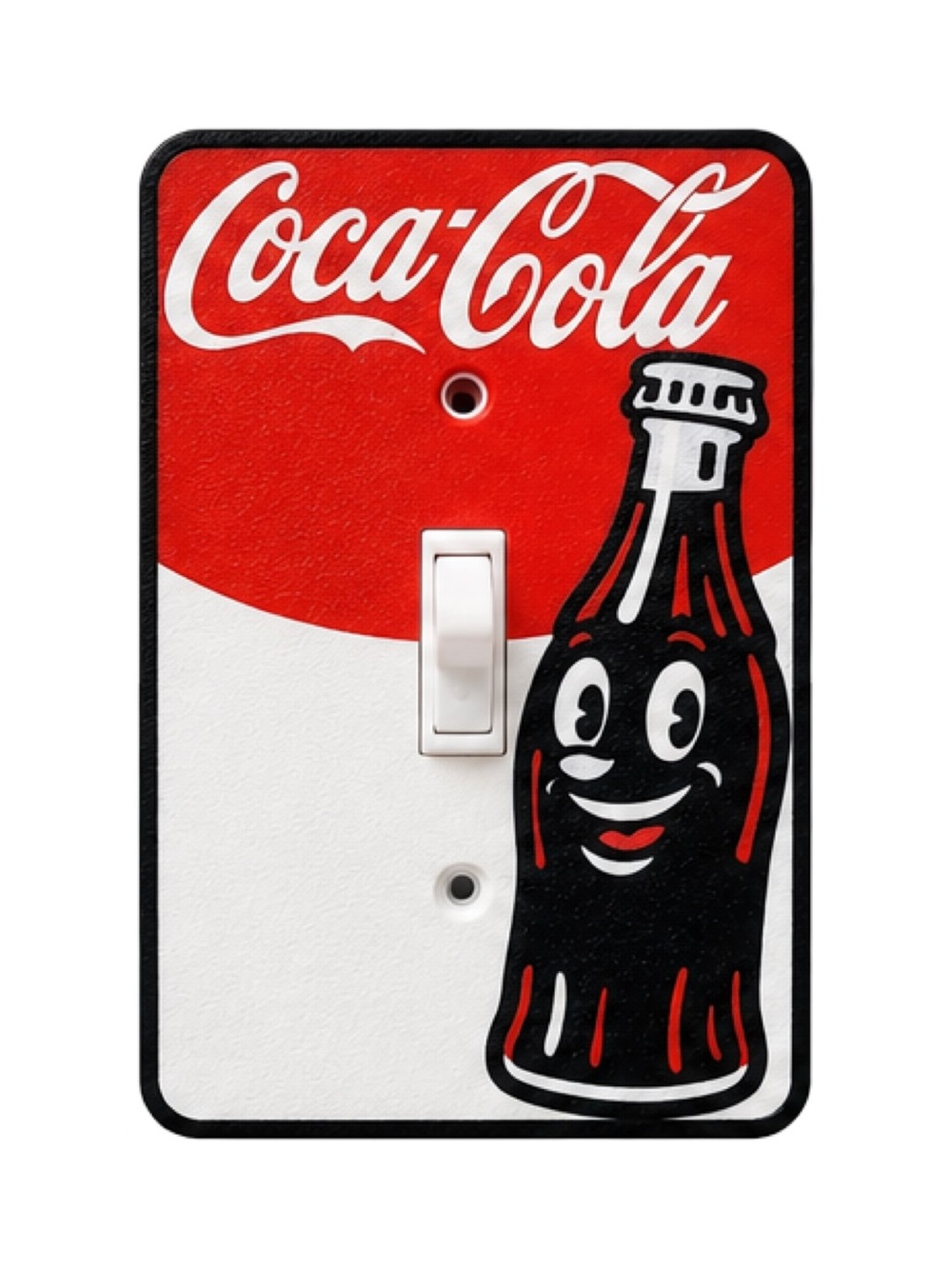 2/$25 3D Printed Coca-Cola Light Switch Cover Retro Coke Wall Plate Decor